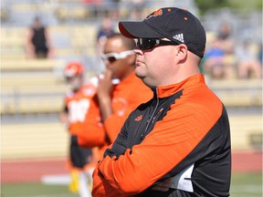 Ryan Rigmaiden, pictured, returns to the BC Lions player personnel department, but it appears the club is losing Geroy Simon from that group.