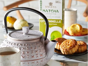 Scheduling Zoom tea time with friends is a positive distraction from being stuck at home.  Cast iron kettle, $ 20, www.Winners.ca