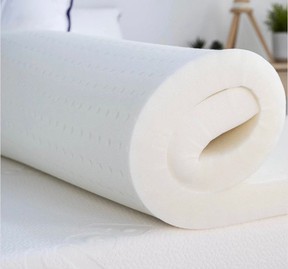 Upgrade and protect your mattress with a breathable memory foam cover.  Memory Foam Antimicrobial Mattress Topper, $ 350, www.Polysleep.ca