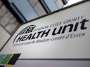 The exterior of the Windsor-Essex County Health Unit is shown on November 17, 2020.