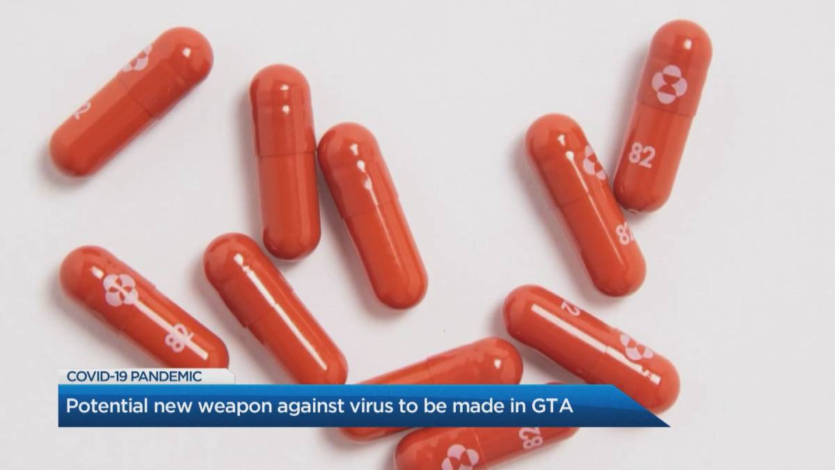 Click to play video: 'Merck Canada Announces COVID-19 Antiviral Treatment to Be Made in Ontario'