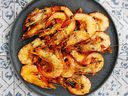 This shrimp recipe comes from the Portuguese home cooking of Ana Patuleia Ortins.