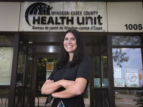 Nicole Dupuis, executive director of the Windsor-Essex County Health Unit, is shown on June 1, 2021.