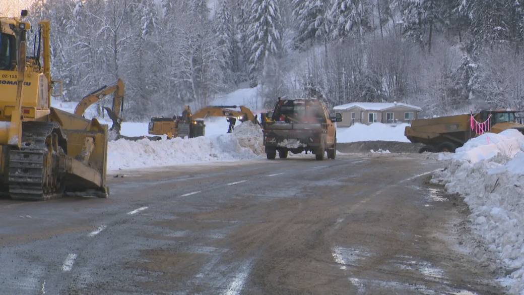 Click to play video: 'Coquihalla Highway reopens to essential traffic, weeks ahead of schedule'