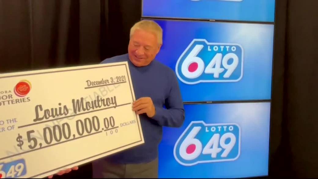 Click to play video: 'Brandon man wins $ 5 million on a lottery ticket'