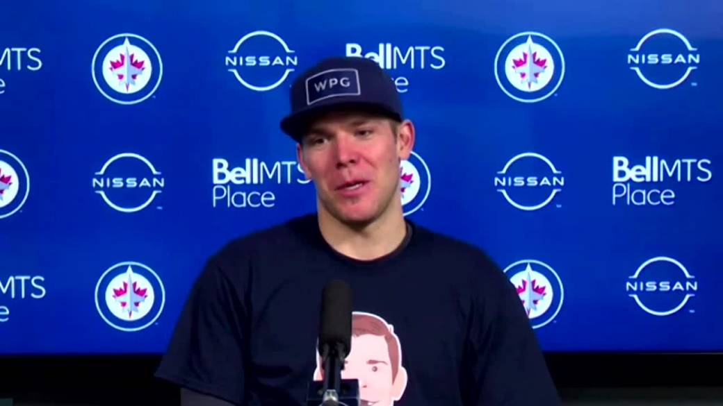 Click to play video: 'RAW: Winnipeg Jets Paul Stastny Interview - May 11'