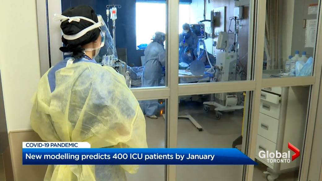 Click to Play Video: 'COVID-19 Modeling Indicates Tough Winter for Ontario ICUs'