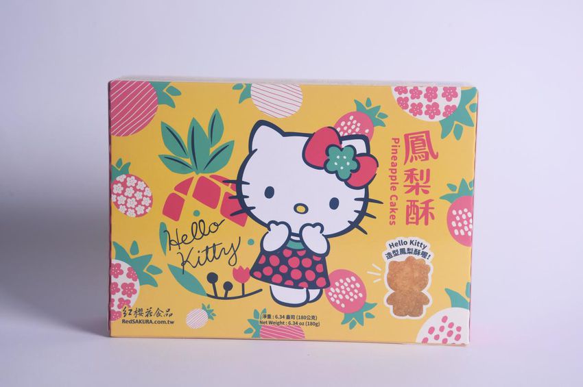 Red Sakura Hello Kitty Pineapple Cakes ($ 6.50)