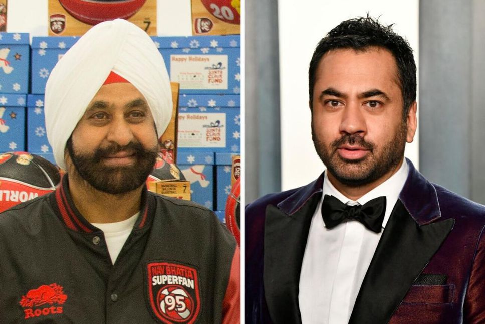 Kal Penn (right) has signed on to star in and produce a Hollywood movie about Raptors superfan Nav Bhatia, according to an exclusive report from Deadline Thursday night.