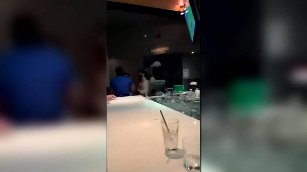 Click to play video: 'Disturbance at Regina Restaurant'