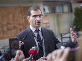 Windsor Regional Hospital Chief of Staff Dr Wassim Saad speaks at a press conference in this 2020 file photo.