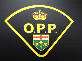 OPP badge in Essex County.