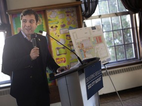 Ward 2 Coun.  Fabio Costante speaks during a press conference at the Adie Knox Herman Recreation Complex, about upcoming investments in recreational and cultural services, on Wednesday, December 8, 2021.