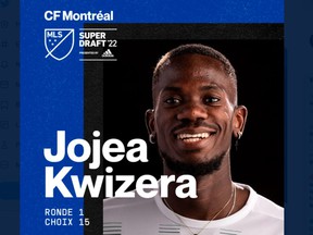 CF Montréal 2022's first-round pick in the MLS SuperDraft was Jojea Kwizera, a 22-year-old from the Democratic Republic of the Congo.