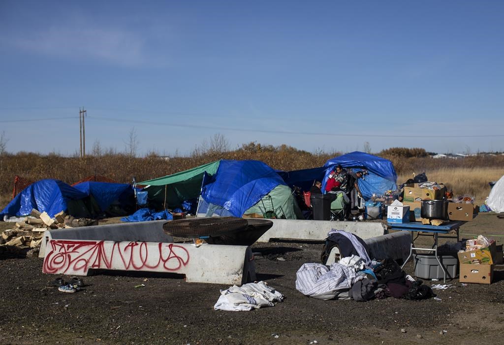 Click to play video: 'Homeless outreach group at odds with Wetaskiwin council over homeless camp'