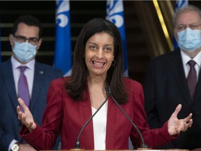 Liberal leader Dominique Anglade has reorganized her shadow cabinet following Marie Montpetit's ouster in November.