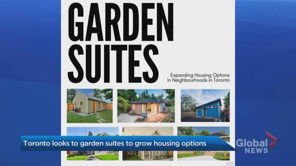 Click to play video: 'Toronto looks to garden suites to increase housing options'
