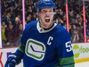 Bo Horvat has had much to celebrate with a personal seven-point boost to the 8-0-1 streak under new coach Bruce Boudreau.