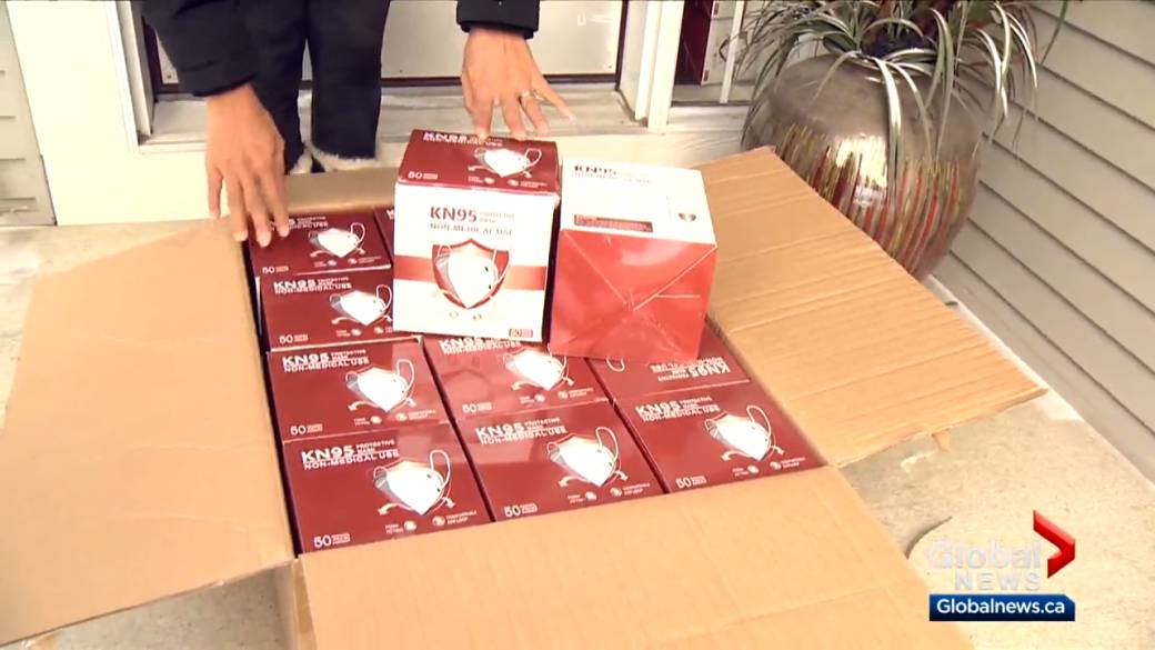 Click to play video: 'Local charity gives out N95 masks to bereaved parents'