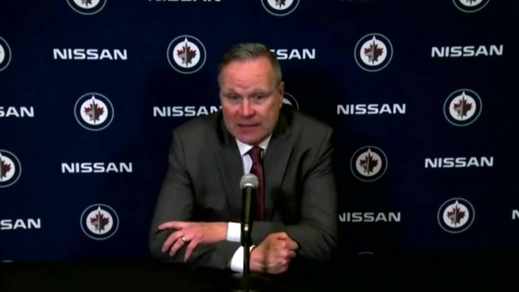 Click to Play Video: 'RAW: Winnipeg Jets Dave Lowry Interview – January 13'