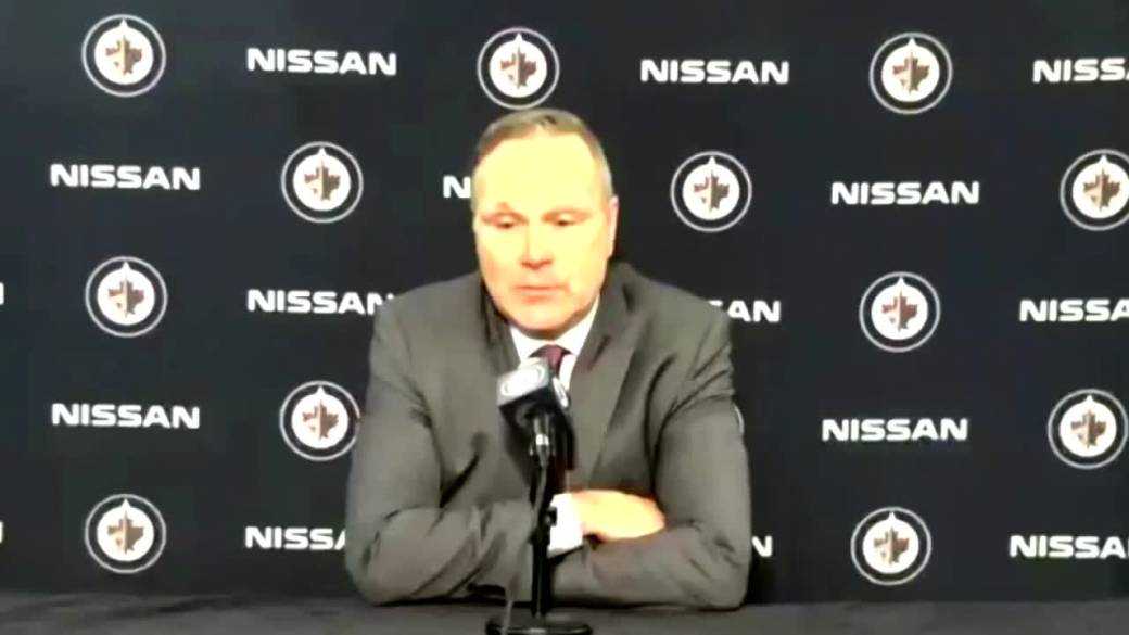 Click to play video: 'RAW: Winnipeg Jets Dave Lowry Interview - Jan. 18'