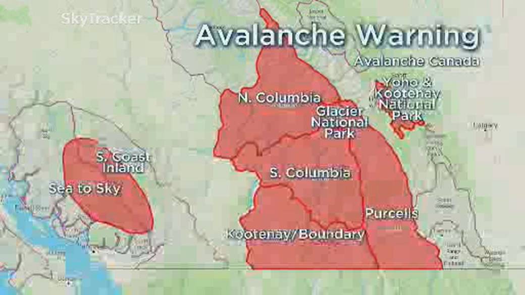 Click to play video: 'Dry conditions over southern BC bring avalanche warnings'