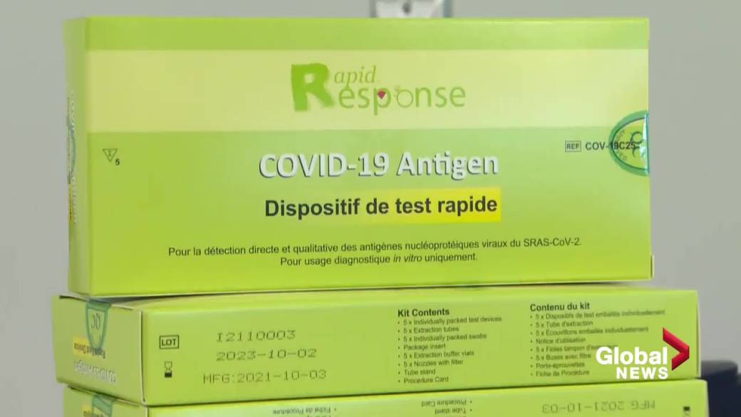 Click to Play Video: 'Arrival of more COVID-19 fast antigen kits delayed in Alberta'