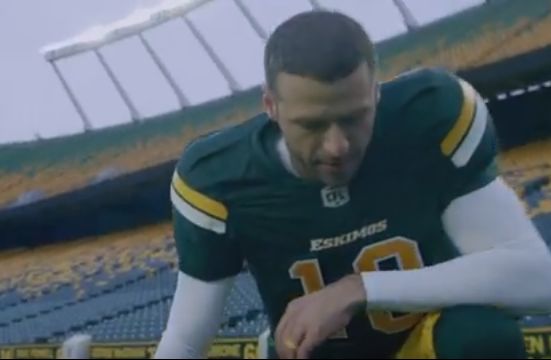 Click to play video: 'EEDC video stars QB Mike Reilly'