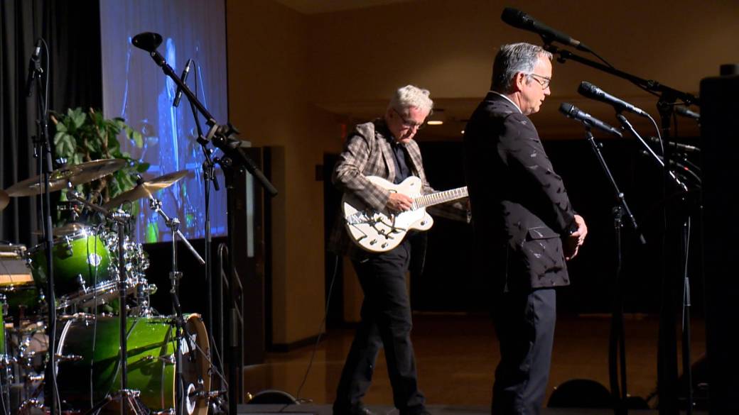 Click to Play Video: 'Garage Band' with Regina Leaders Raises Over $1 Million for Cancer Center'