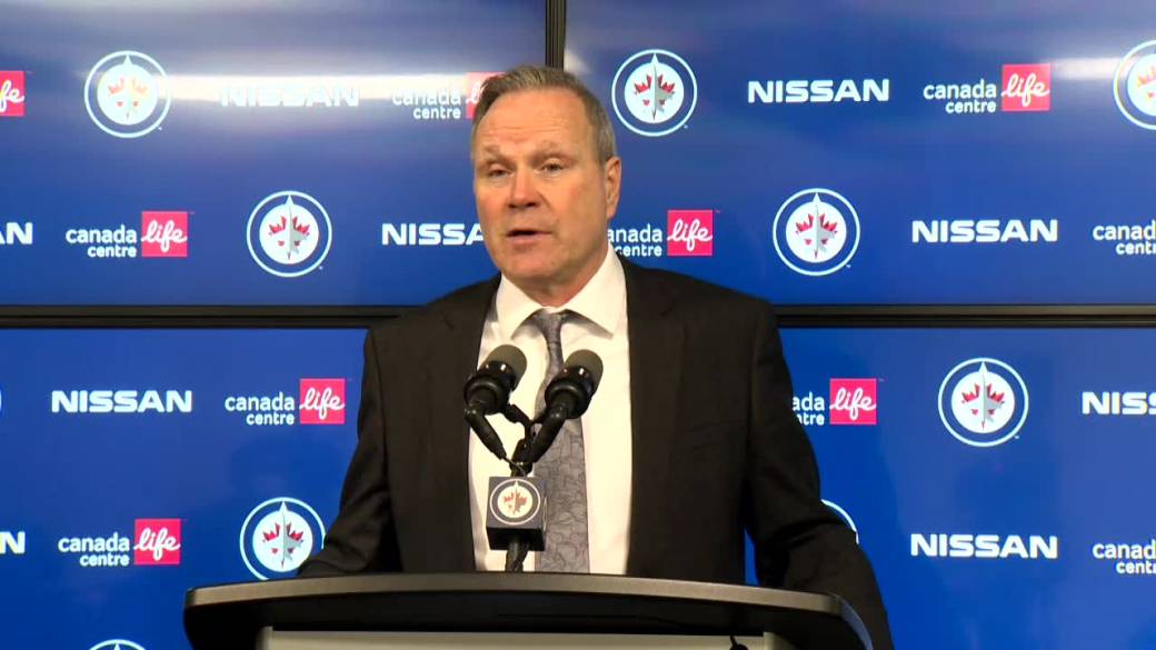 Click to play video: 'RAW: Winnipeg Jets Dave Lowry Interview - Jan. 27'
