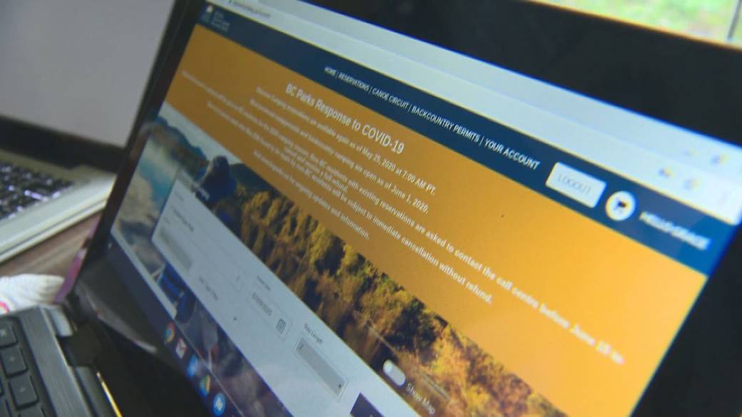 Click to play video: 'Record demand for campsites collapses BC Parks online booking system'
