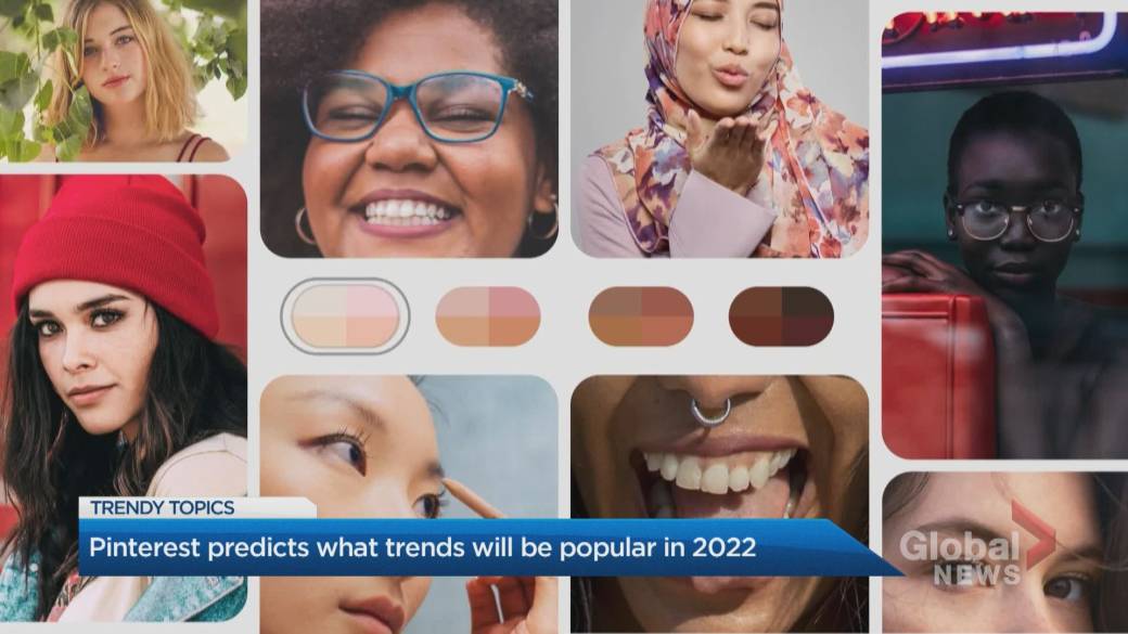 Click to play video: 'Pinterest Prediction: What's Hot in 2022?'