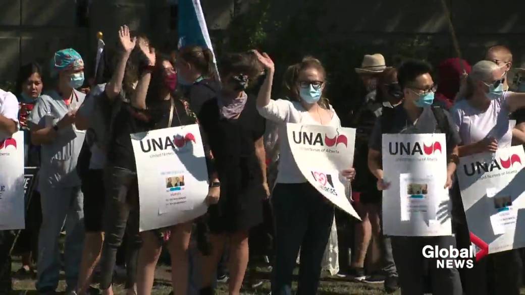 Click to Play Video: 'United Nurses of Alberta Seek Formal Mediation'