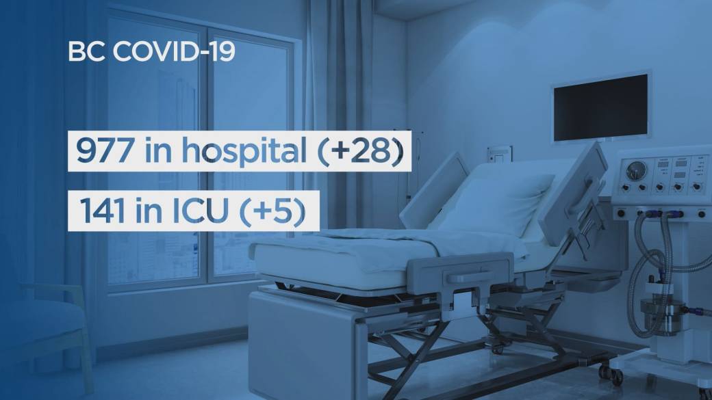 Click to play video: 'BC reports 977 COVID-positive patients in hospital, 141 in critical care'