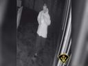 Surveillance camera image of a suspect in a break-in at a Tecumseh home on Riverside Drive early on Nov. 29, 2021.