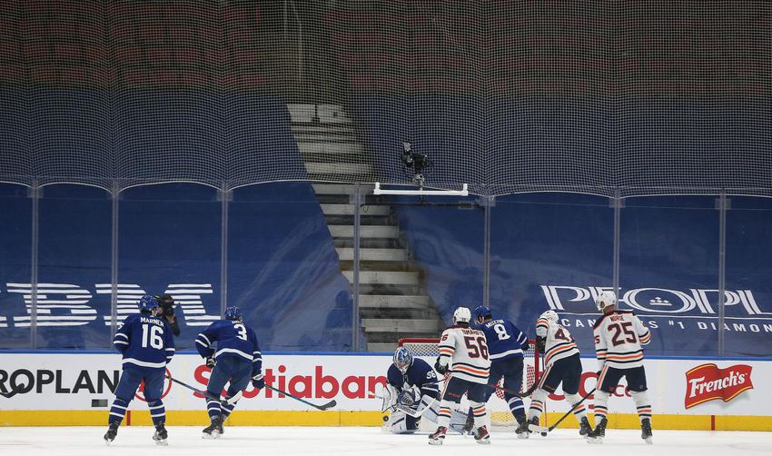 The Leafs are hoping that restrictions on crowds at Scotiabank Arena will be lifted by February, when the club will host matches rescheduled from earlier in the season.