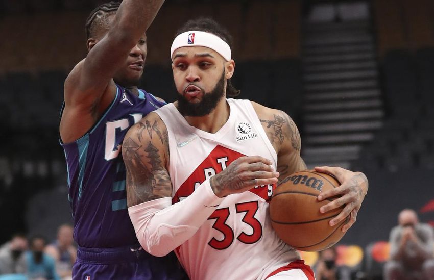 Gary Trent Jr.  took the ball and ran with it, giving the Raptors a 32-point lead in Tuesday night's win over Terry Rozier and the Hornets at Scotiabank Arena.