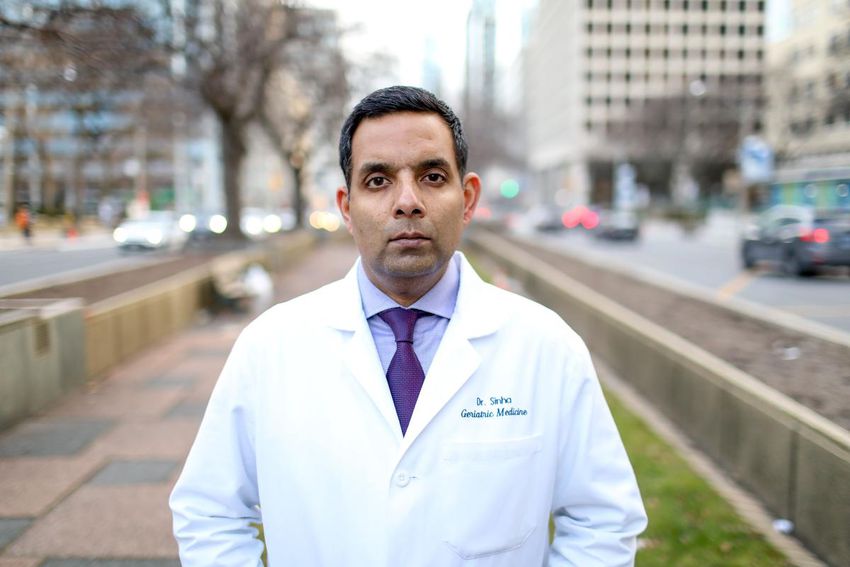 Dr.  Samir Sinha, director of geriatrics at Sinai Health who was photographed last January, said the current death toll in Ontario could have been avoided if reinforcement shots had been rolled out faster to those at greatest risk.  