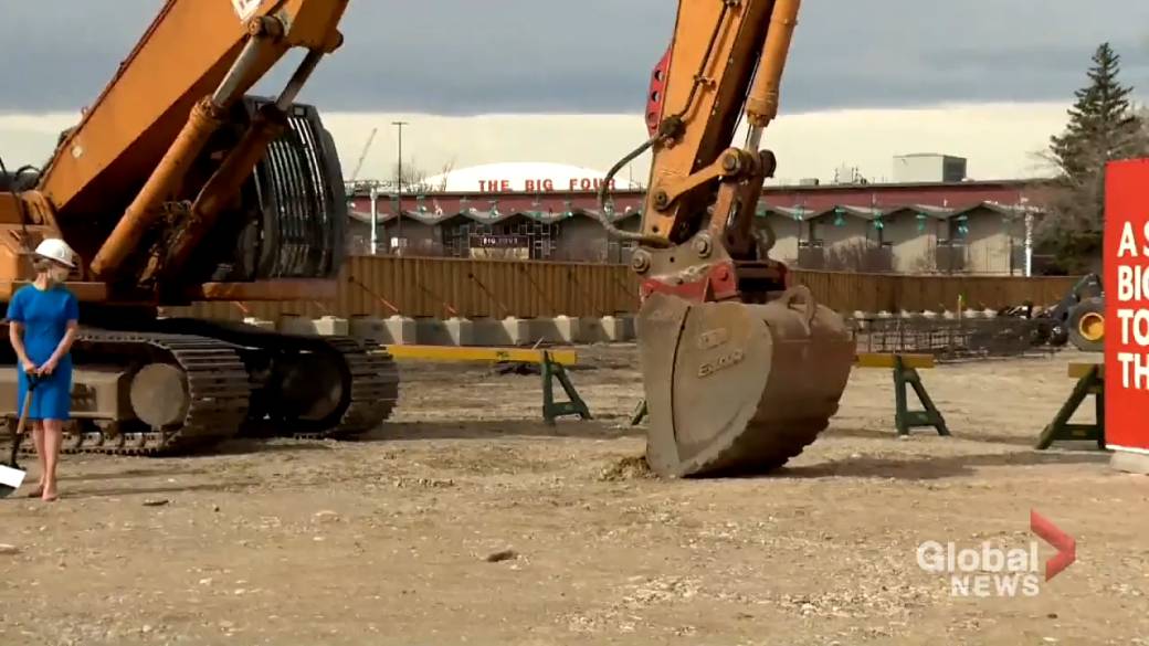 Click to Play Video: 'Calgary Breaks Ground on $500 Million Convention Center Expansion in Stampede Park'