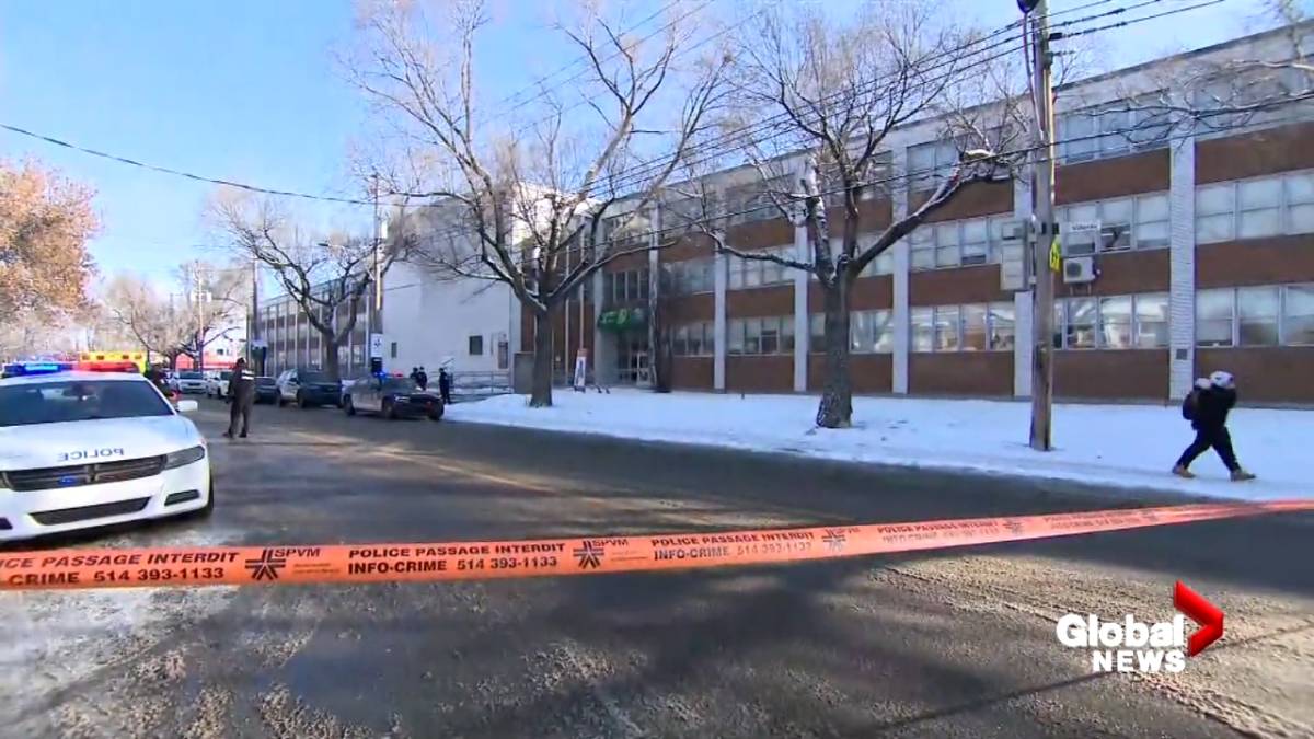 Click to Play Video: 'Student Arrested After Teacher Stabbed at Montreal High School'