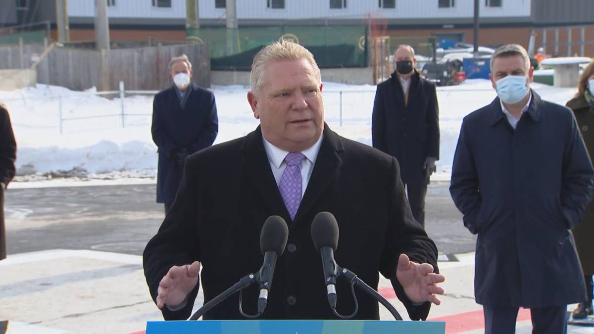 Click to play video: 'Premier Doug Ford tells Ottawa truck protestors to go home'