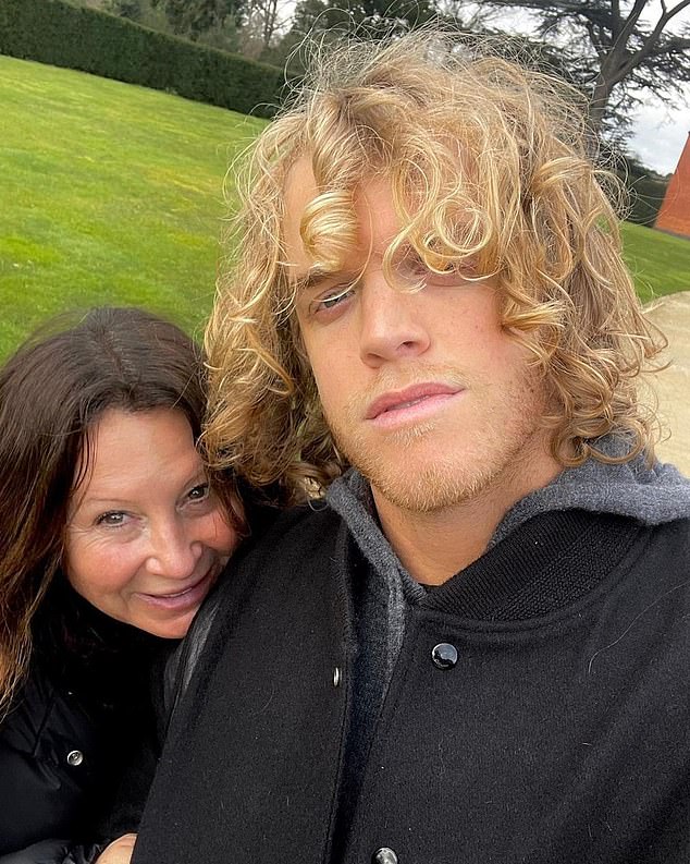 She shared this loved-up selfie with hunky Wanstall, who is 26 years her junior. ‘The age gap is not an issue,’ a close pal tells me. ‘They’re in love'