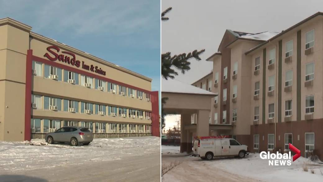 Click to play video: 'Renovations underway to convert 2 former Edmonton hotels into affordable housing units'