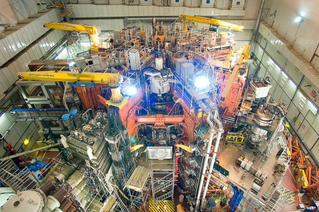 Le réacteur à fusion nucléaire JET près d'Oxford a produit suffisamment d'énergie pour alimenter 10 000 foyers.