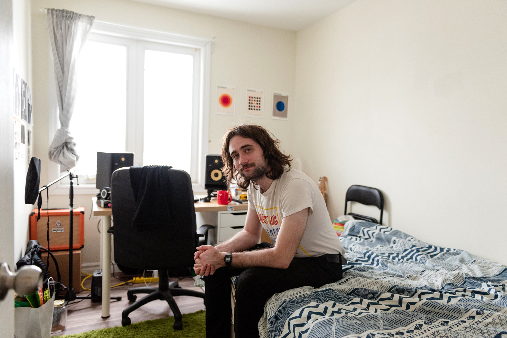 Alex at home in Toronto (Photograph by Lucy Lu)