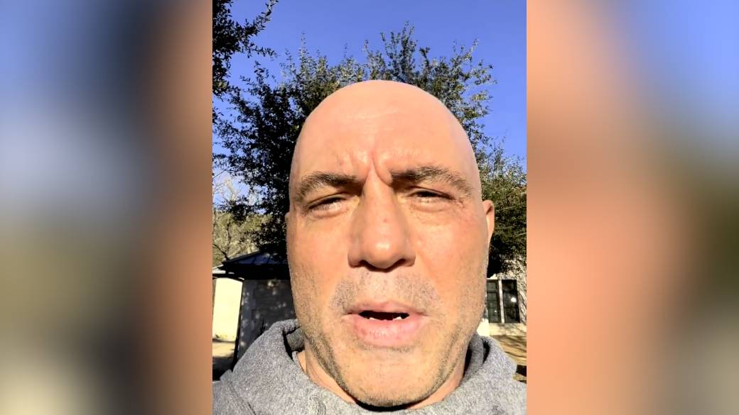 Click to Play Video: 'Joe Rogan Addresses Spotify Controversy'