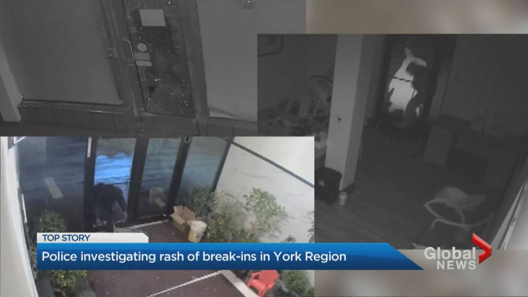 Click to play video: 'Police investigating at least a dozen break-ins in Markham, Richmond Hill'