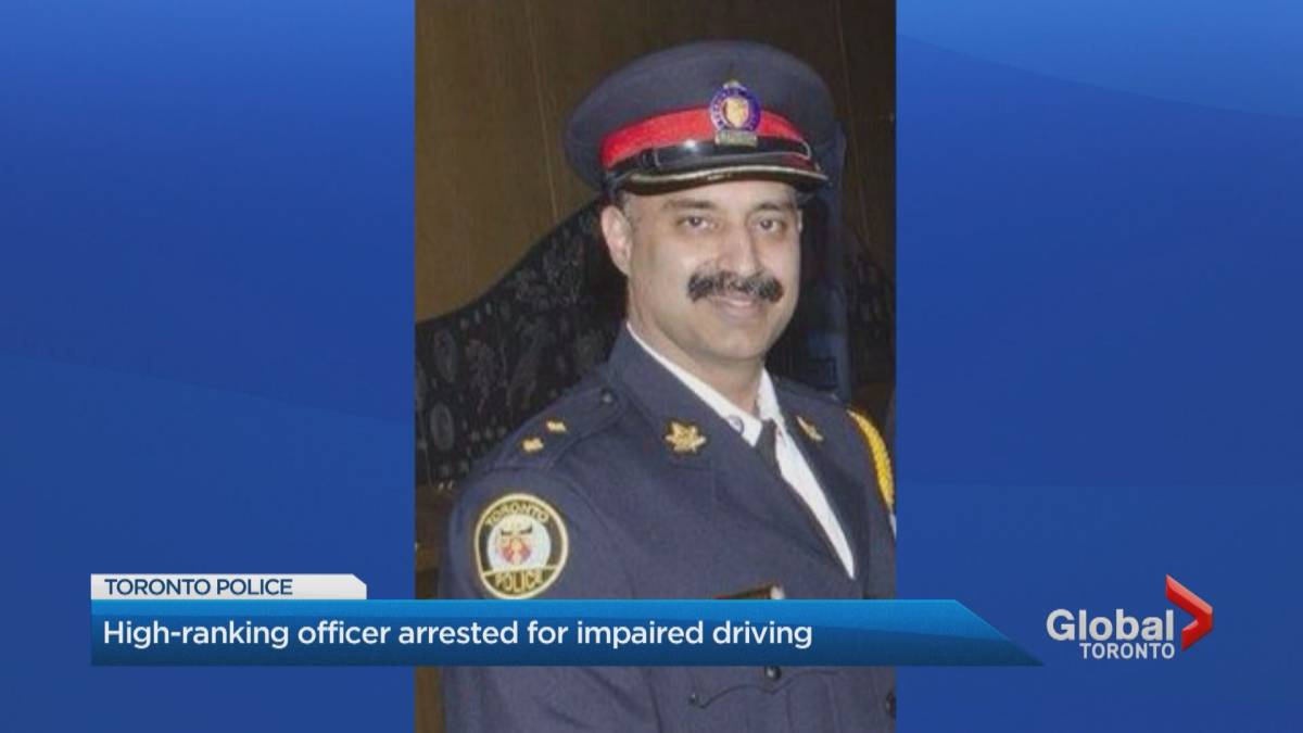 Click to play video: 'Toronto police superintendent arrested for impaired driving'