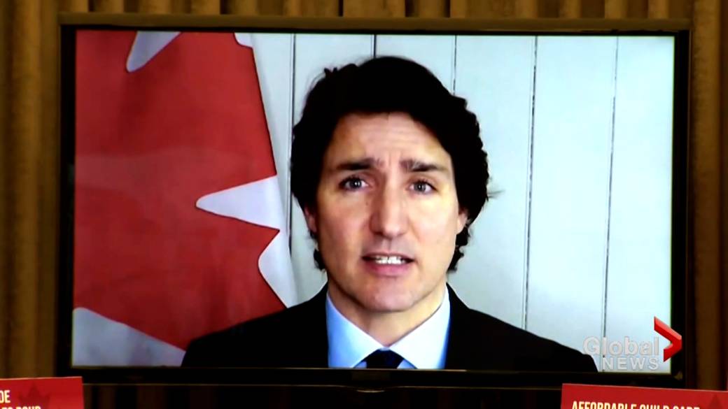 Click to play video: 'Trudeau says negotiating with trucker protesters a' non-starter ''