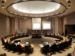 Files: Ottawa city council chambers.
